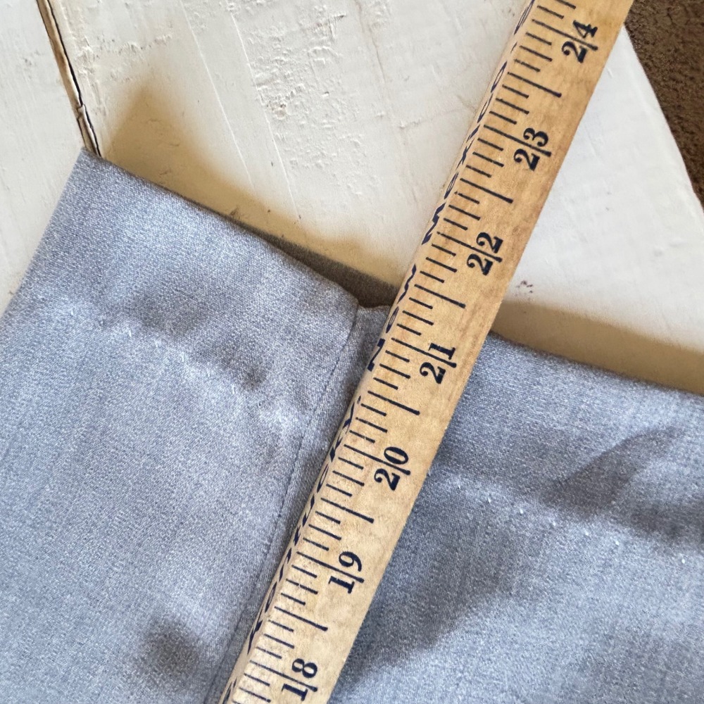 Kathia Lee Collection Vintage 2 Piece Set Blue Grey Shell Top & Wide Leg Pants M - Picture 8 of 11